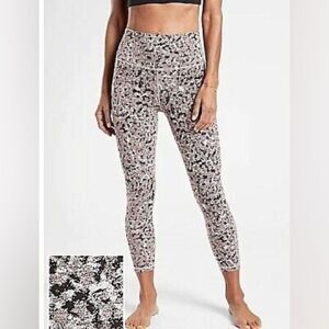 ATHLETA Elation Textured Leggings 7/8 sz M